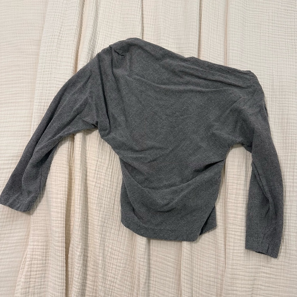 Zara Heather Gray Top
